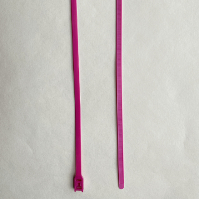 粉红色阻燃尼龙扎带